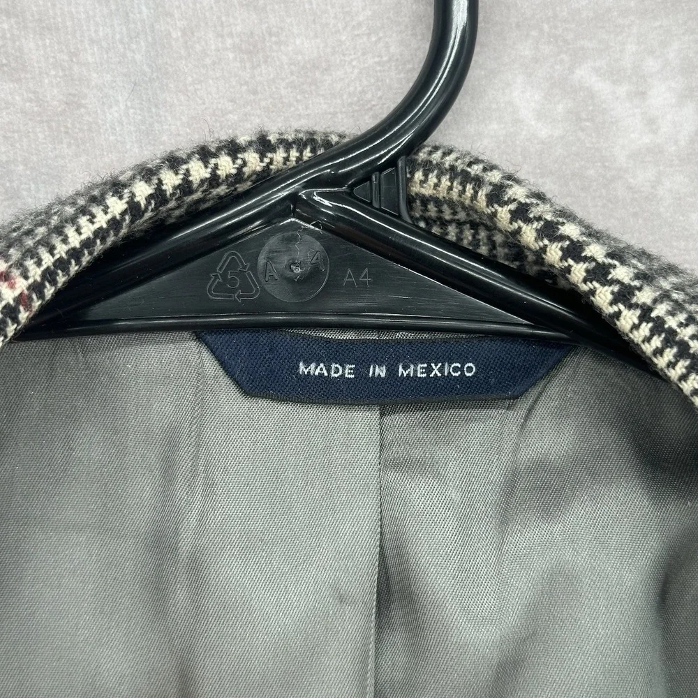 Brooks Brothers Men's 100% Camel Hair Grey Plaid Blazer Sz 42R - Picture 8 of 12